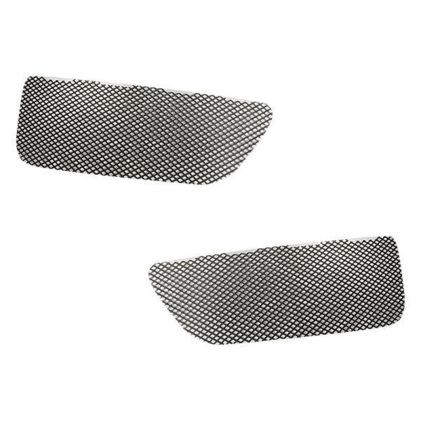 Replacement - Front Driver and Passenger Side Outer Bumper Grille Insert Set