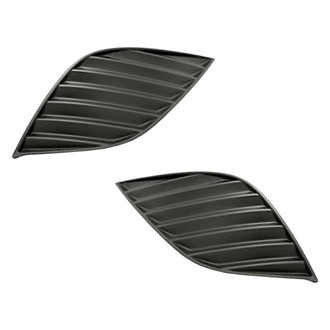 Replacement - Front Driver and Passenger Side Fog Light Cover Set (Standard Line)