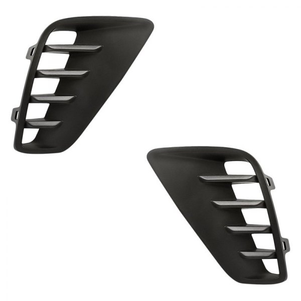 Replacement - Front Driver and Passenger Side Bumper Cover Grille Set