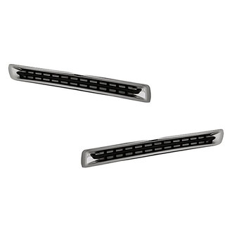 Replacement - Front Outer Driver and Passenger Side Fog Light Cover Set (Standard Line)