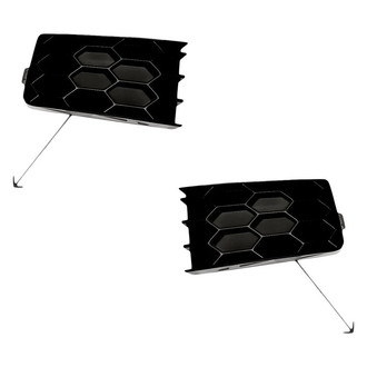 Replacement - Front Driver and Passenger Side Fog Light Cover Set (Standard Line)