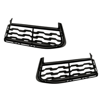 Replacement - Front Driver and Passenger Side Fog Light Cover Set (Standard Line)