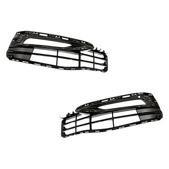 Replacement - Front Lower Outer Driver and Passenger Side Bumper Grille Set (Standard Line)