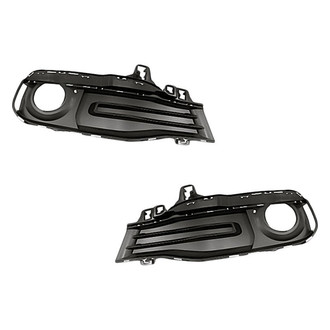 Replacement - Front Driver and Passenger Side Fog Light Bezel Set (Standard Line)