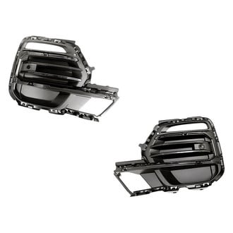 Replacement - Front Outer Driver and Passenger Side Fog Light Cover Set (Standard Line)