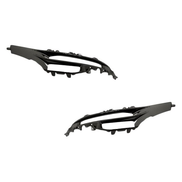 Replacement - Front Driver and Passenger Side Lower Bumper Grille Insert Set