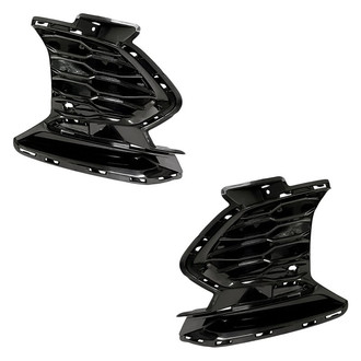 Replacement - Front Outer Driver and Passenger Side Bumper Grille Set (Standard Line)