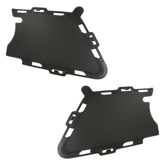 Replacement - Front Driver and Passenger Side Fog Light Cover Set (Standard Line)