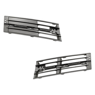 Replacement - Front Driver and Passenger Side Fog Light Cover Set (Standard Line)