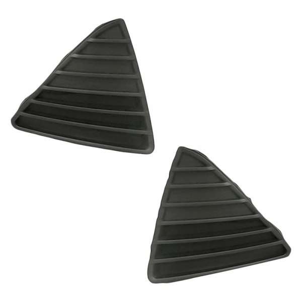 Replacement - Front Driver and Passenger Side Outer Fog Light Cover Set