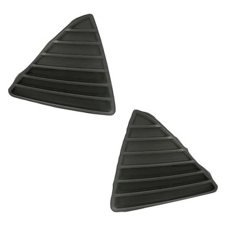 Replacement - Front Outer Driver and Passenger Side Fog Light Cover Set (Standard Line)