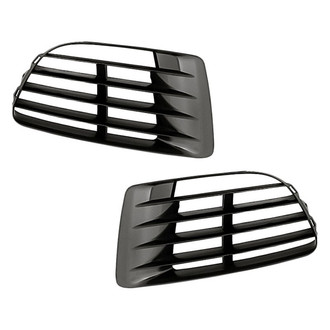 Replacement - Front Outer Driver and Passenger Side Fog Light Cover Set (Standard Line)