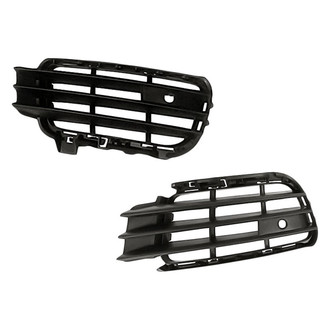Replacement - Front Driver and Passenger Side Fog Light Cover Set (Standard Line)