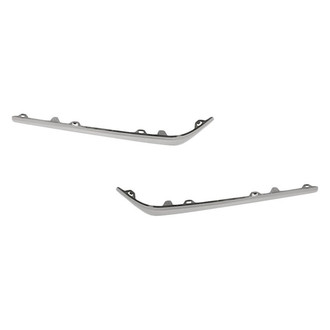 Replacement - Front Driver and Passenger Side Bumper Impact Strip Set (Standard Line)