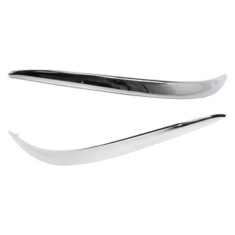 Replacement - Front Outer Driver and Passenger Side Bumper Molding Set (Standard Line)