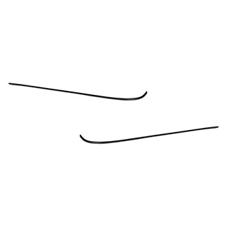 Replacement - Rear Outer Driver and Passenger Side Bumper Cover Impact Strip Molding Set (Standard Line)