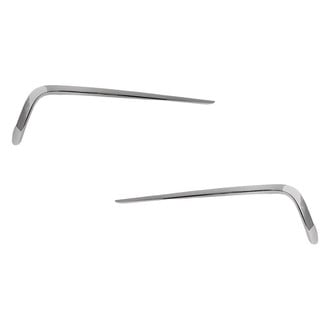 Replacement - Front Driver and Passenger Side Bumper Cover Molding Set (Standard Line)