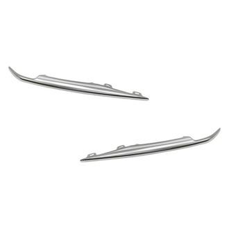 Replacement - Front Lower Driver and Passenger Side Bumper Cover Molding Set (Standard Line)