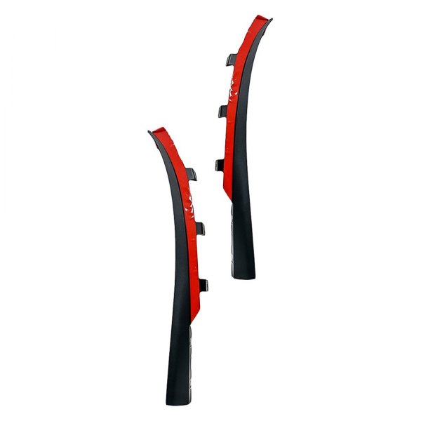 Replacement - Front Driver and Passenger Side Outer Bumper Cover Molding Set