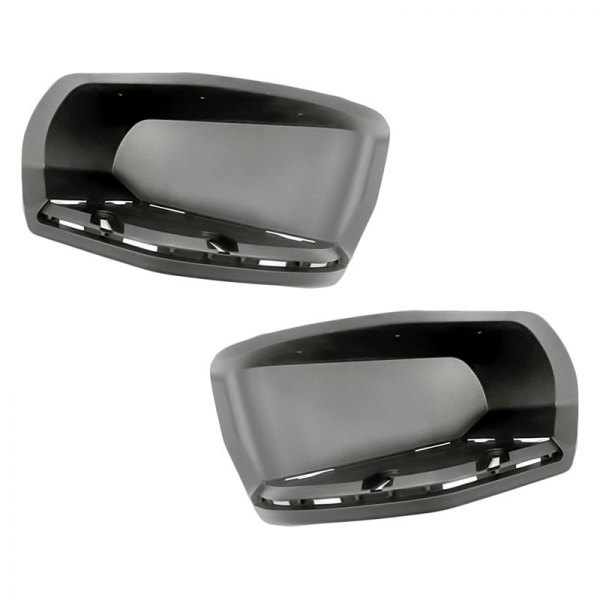 Replacement - Rear Driver and Passenger Side Step Bumper End Step Insert Set