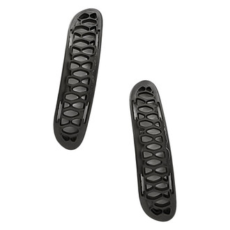 Replacement - Rear Outer Driver and Passenger Side Bumper Cover Molding Set (Standard Line)