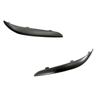 Replacement - Front Upper Driver and Passenger Side Bumper Cover Molding Set (CAPA Certified)