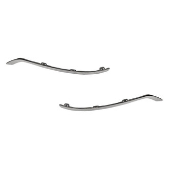 Replacement - Rear Driver and Passenger Side Bumper Molding Strip Set (Standard Line)