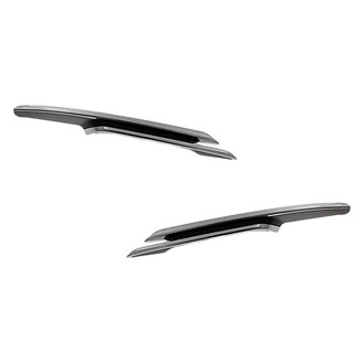 Replacement - Front Lower Outer Driver and Passenger Side Bumper Cover Grille Molding Set (Standard Line)