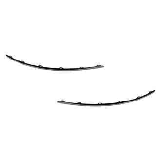 Replacement - Rear Driver and Passenger Side Bumper Cover Molding Set (Standard Line)