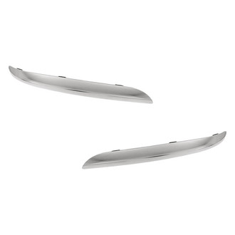 Replacement - Front Driver and Passenger Side Bumper Cover Molding Set (Standard Line)