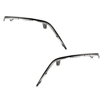 Replacement - Front Driver and Passenger Side Bumper Cover Molding Set (Standard Line)