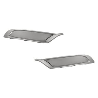 Replacement - Front Driver and Passenger Side Fog Light Trim Set (CAPA Certified)