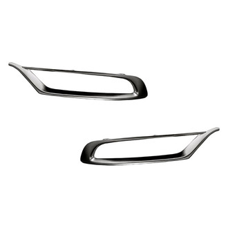 Replacement - Front Driver and Passenger Side Fog Light Trim Molding Set (Standard Line)