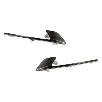 Replacement - Front Driver and Passenger Side Bumper Grille Bezel Insert Trim Set (Standard Line)