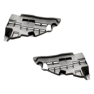 Replacement - Front Driver and Passenger Side Bumper Cover Support Filler Bracket Set (Standard Line)