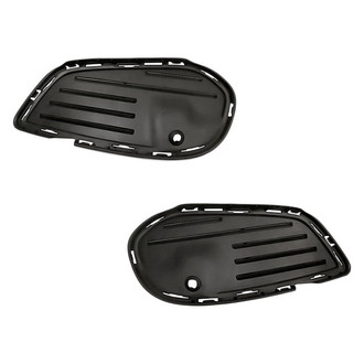 Replacement - Front Driver and Passenger Side Fog Light Cover Set (Standard Line)