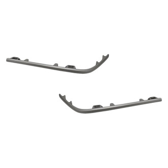 Replacement - Rear Driver and Passenger Side Bumper Cover Molding Set (Standard Line)