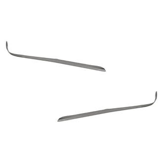 Replacement - Front Driver and Passenger Side Bumper Impact Strip Set (Standard Line)