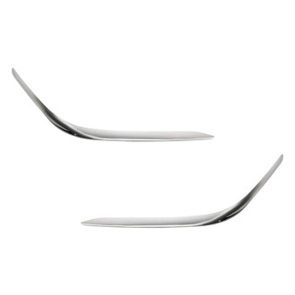 Replacement - Front Outer Driver and Passenger Side Bumper Impact Strip Set (Standard Line)