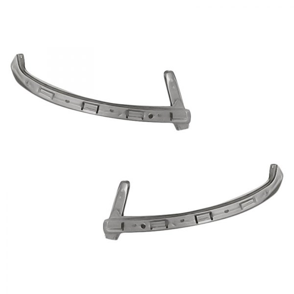 Replacement - Front Driver and Passenger Side Bumper Cover Stiffener Bracket Set