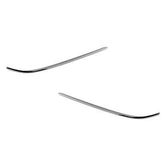 Replacement - Front Outer Driver and Passenger Side Bumper Cover Molding Set (Standard Line)