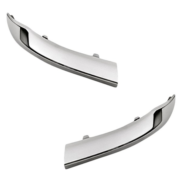 Replacement - Front Driver and Passenger Side Lower Outer Bumper Cover Molding Set