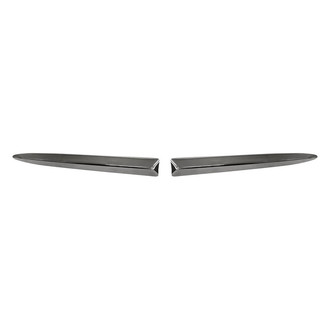 Replacement - Upper Driver and Passenger Side Grille Molding Set (Standard Line)
