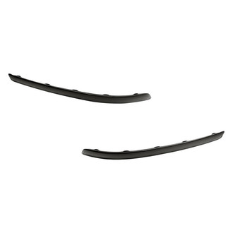 Replacement - Front Driver and Passenger Side Bumper Molding Set (Standard Line)