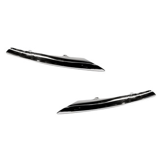 Replacement - Front Driver and Passenger Side Bumper Molding Set (Standard Line)