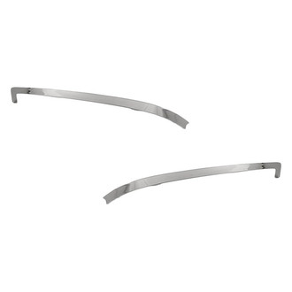 Replacement - Front Driver and Passenger Side Bumper Cover Molding Set (Standard Line)
