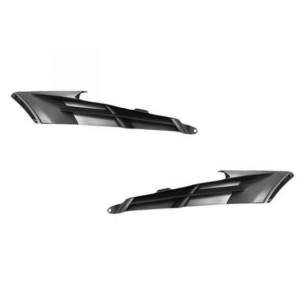 Replacement - Front Driver and Passenger Side Lower Bumper Cover Trim Set