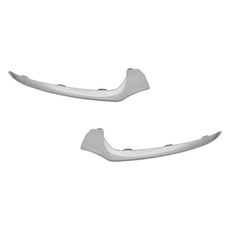Replacement - Front Lower Driver and Passenger Side Bumper Cover Molding Set (Standard Line)