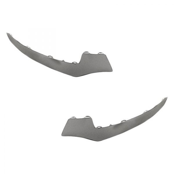 Replacement - Front Driver and Passenger Side Lower Bumper Cover Molding Set