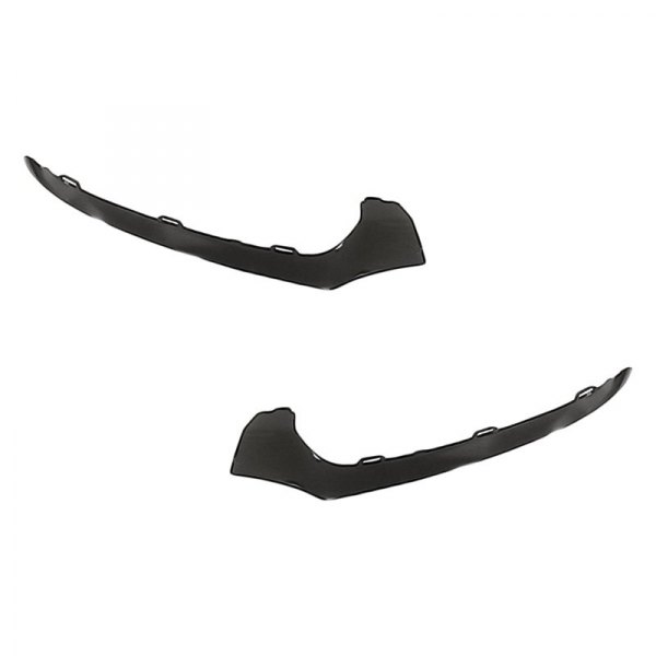 Replacement - Front Driver and Passenger Side Outer Bumper Molding Set